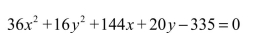 <strong>Classify the graph of the equation below as a circle, a parabola, an ellipse, or a hyperbola. </strong> A) hyperbola B) parabola C) ellipse D) circle