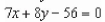 <strong>Use the result, the line with intercepts has the equation to write an equation of the line with x-intercept: and y-intercept: </strong> A) B) C) D) E)