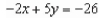 <strong>Write an equation of the line that passes through the given point and is parallel to the given line. </strong> A) B) C) D) E)