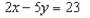 <strong>Write an equation of the line that passes through the given point and is parallel to the given line. </strong> A) B) C) D) E)
