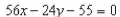 <strong>Write an equation of the line that passes through the point and is parallel to the line </strong> A) B) C) D) E)