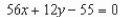 <strong>Write an equation of the line that passes through the point and is parallel to the line </strong> A) B) C) D) E)
