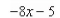 <strong>Find the derivative of the following function using the limiting process. </strong> A)-4 B) C) D) E)
