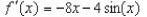 <strong>Find the derivative of the function </strong> A) B) C) D) E)