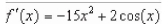 <strong>Find the derivative of the function </strong> A) B) C) D) E)