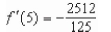 <strong>Find the slope of the graph of the function at the given value. </strong> A) B) C) D) E)