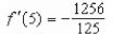 <strong>Find the slope of the graph of the function at the given value. </strong> A) B) C) D) E)