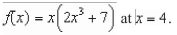<strong>Find the slope of the graph of the function </strong> A) B) C) D) E)