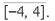Locate the absolute extrema of the function on the closed interval
