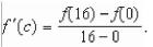Determine whether the Mean Value Theorem can be applied to the function   on the closed interval [0,16].If the Mean Value Theorem can be applied, find all Numbers c in the open interval (0,16) such that  