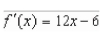 Find a function f that has derivative and with graph passing through the point (5,6).