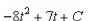 <strong>Find the indefinite integral </strong> A) B) C) D) E)none of the above
