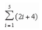 <strong>Find the sum given below. </strong> A)42 B)44 C)38 D)50 E)40