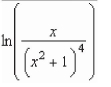 <strong>Write the following expression as a logarithm of a single quantity. </strong> A) B) C) D) E)