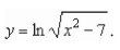 Find the derivative of the function  