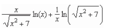 <strong>Find the derivative of the function </strong> A) B) C) D) E)