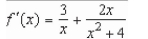 <strong>Find the derivative of the function </strong> A) B) C) D) E)