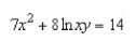 <strong>Use implicit differentiation to find </strong> A) B) C) D) E)