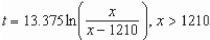 <strong>Suppose the term of a mortgage t (in years) can be approximated by where x is the monthly payment in dollars.Find The instantaneous rate of change of t with respect to x when Round your answer to four Decimal places.</strong> A)0.0044 B)-0.1619 C)0.0619 D)-0.0619 E)-0.0044