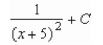 <strong>Find the indefinite integral of </strong> A) B) C) D) E)