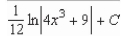 <strong>Find the indefinite integral </strong> A) B) C) D) E)