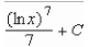 <strong>Find the indefinite integral </strong> A) B) C) D) E)