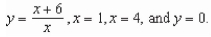 <strong>Find the area of the region bounded by the graphs of the equations Round your answer to four decimal places.</strong> A)13.6566 B)12.3178 C)12.6566 D)11.3178 E)12.7041