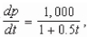 <strong>Suppose a population of bacteria is changing at a rate of where t is the time in days.The initial population (when t = 0) is 500.Write an equation that gives the population at Any time t.</strong> A) B) C) D) E)