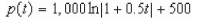<strong>Suppose a population of bacteria is changing at a rate of where t is the time in days.The initial population (when t = 0) is 500.Write an equation that gives the population at Any time t.</strong> A) B) C) D) E)