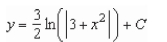 <strong>Use integration to find a general solution of the differential equation </strong> A) B) C) D) E)