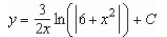 <strong>Use integration to find a general solution of the differential equation </strong> A) B) C) D) E)