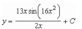 <strong>Use integration to find a general solution of the differential equation </strong> A) B) C) D) E)