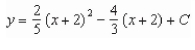 <strong>Use integration to find a general solution of the differential equation. </strong> A) B) C) D) E)