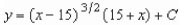 <strong>Use integration to find a general solution of the differential equation . </strong> A) B) C) D) E)