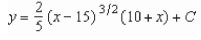 <strong>Use integration to find a general solution of the differential equation . </strong> A) B) C) D) E)