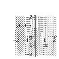 <strong>Select from the choices below the slope field for the differential equation. </strong> A) B) C) D) E)none of the above