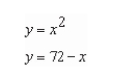 <strong>Find the area of the region bounded by equations by integrating (i) with respect to and (ii) with respect to y. </strong> A) B) C) D) E)