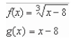 <strong>Find the area of the region bounded by the graphs of the algebraic functions. </strong> A) B) C) D) E)