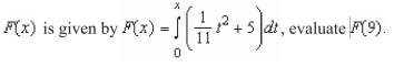 <strong>If the accumulation function </strong> A) B) C) D) E)