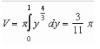 <strong>Set up and evaluate the integral that gives the volume of the solid formed by revolving the region bounded by about the -axis.</strong> A) B) C) D) E)