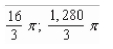 <strong>Find the volume of the solid generated by revolving the region bounded by the graphs of the equations about the given lines. </strong> A) B) C) D) E)