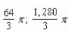 <strong>Find the volume of the solid generated by revolving the region bounded by the graphs of the equations about the given lines. </strong> A) B) C) D) E)