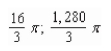 <strong>Find the volume of the solid generated by revolving the region bounded by the graphs of the equations about the given lines. </strong> A) B) C) D) E)