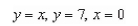 <strong>Find the volume of the solid generated by revolving the region bounded by the graphs of the equations about the line </strong> A) B) C) D) E)