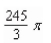 <strong>Find the volume of the solid generated by revolving the region bounded by the graphs of the equations about the line </strong> A) B) C) D) E)