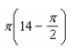 <strong>Find the volume of the solid generated by revolving the region bounded by the graphs of the equations about the line </strong> A) B) C) D) E)