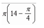 <strong>Find the volume of the solid generated by revolving the region bounded by the graphs of the equations about the line </strong> A) B) C) D) E)