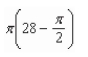 <strong>Find the volume of the solid generated by revolving the region bounded by the graphs of the equations about the line </strong> A) B) C) D) E)