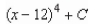 <strong>Find the indefinite integral. </strong> A) B) C) D) E)