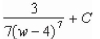 <strong>Find the indefinite integral. </strong> A) B) C) D) E)